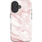 Pink Marble iPhone 16 Plus Impact Case